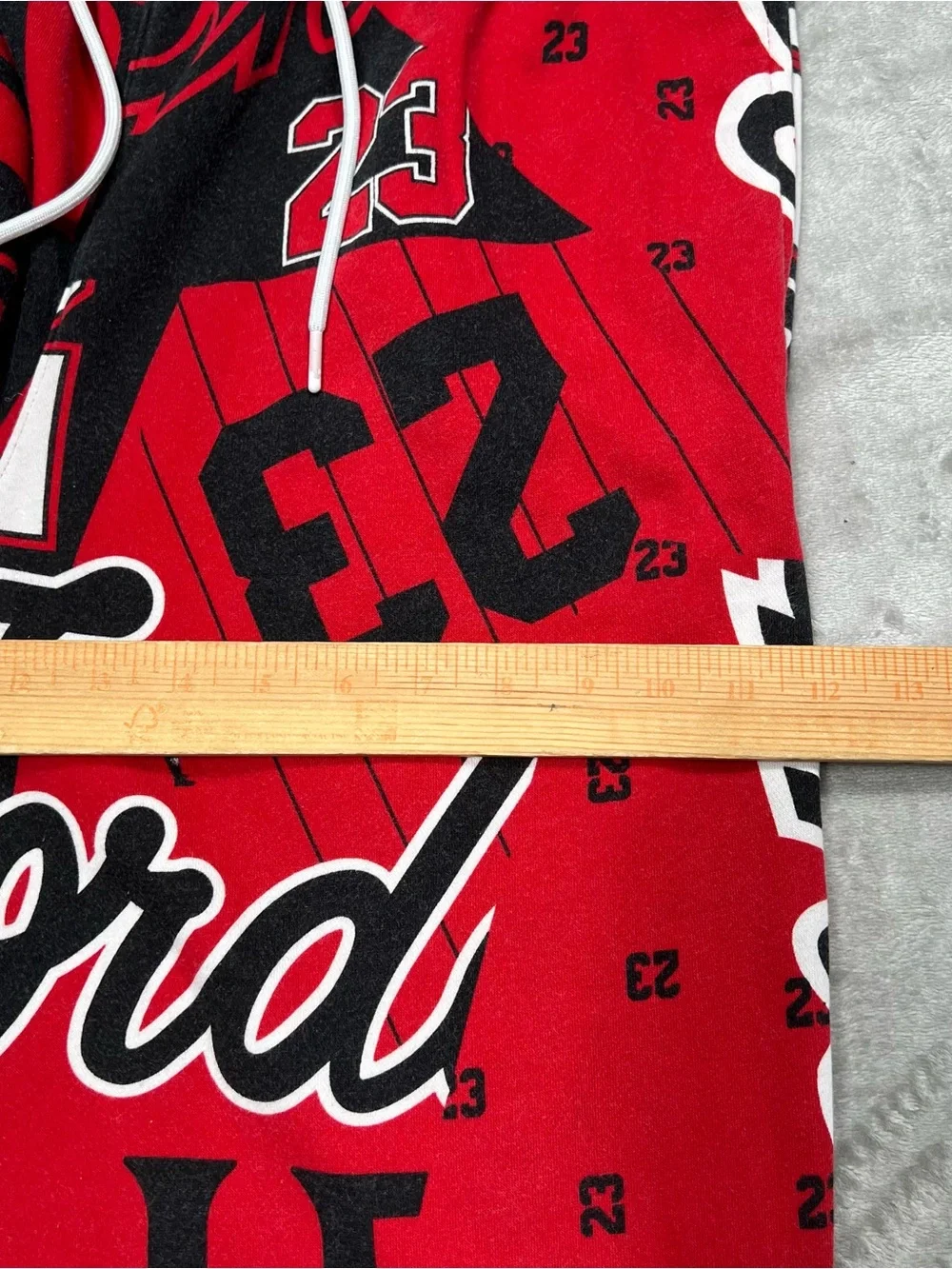 Air Jordan AOP Joggers Adult L Red/Black Loose Fit Sweatpants Graphic DD9298 687